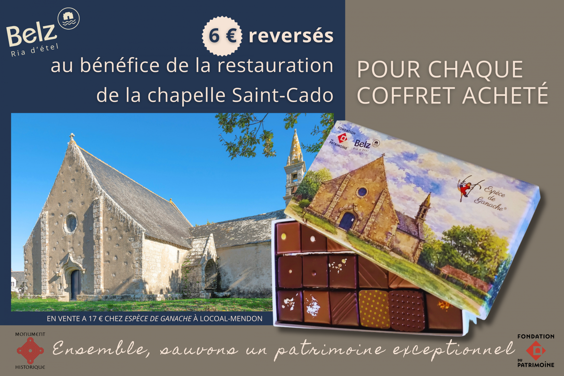Panneau chocolats st cado