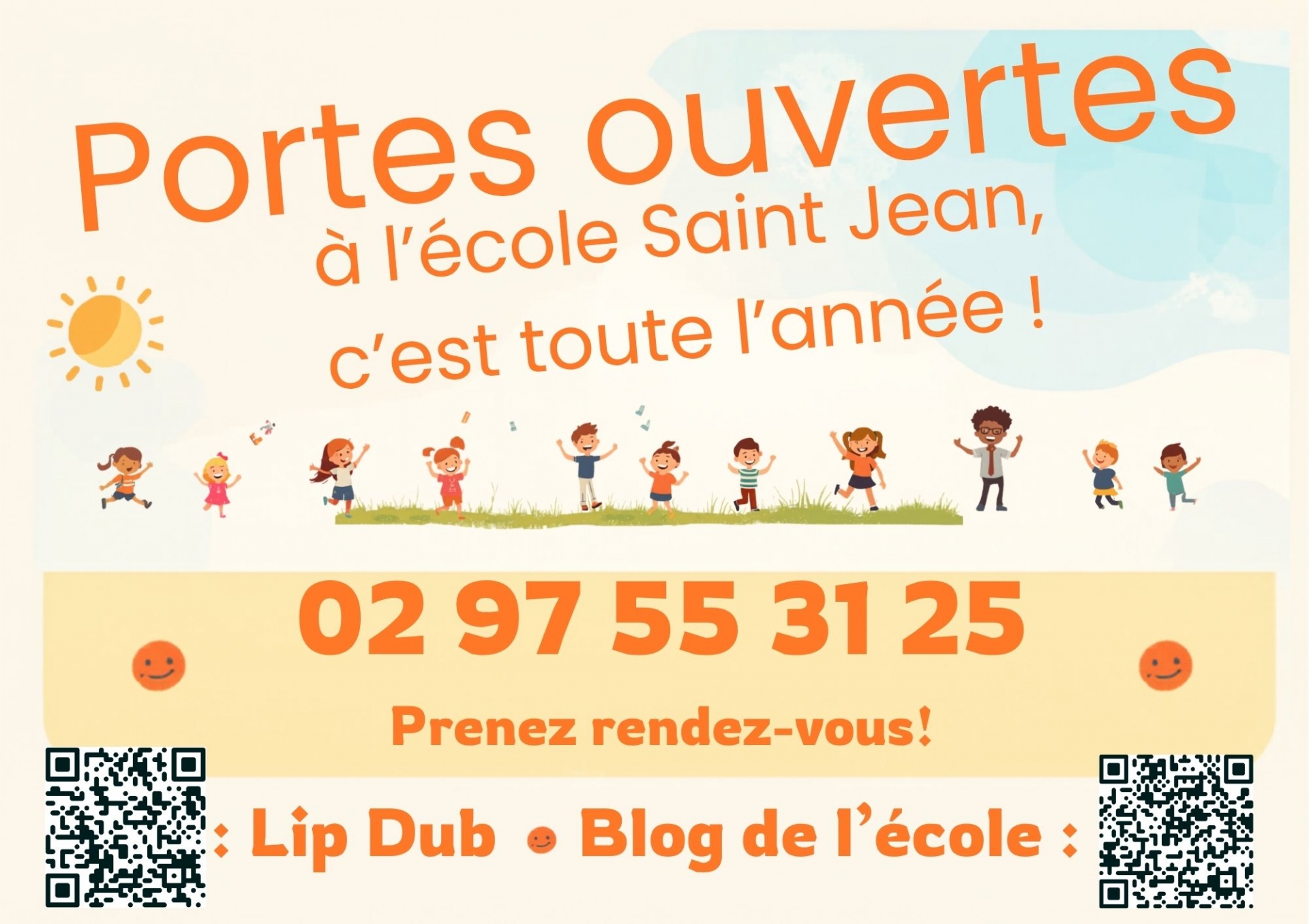Affiche ecole saint jean